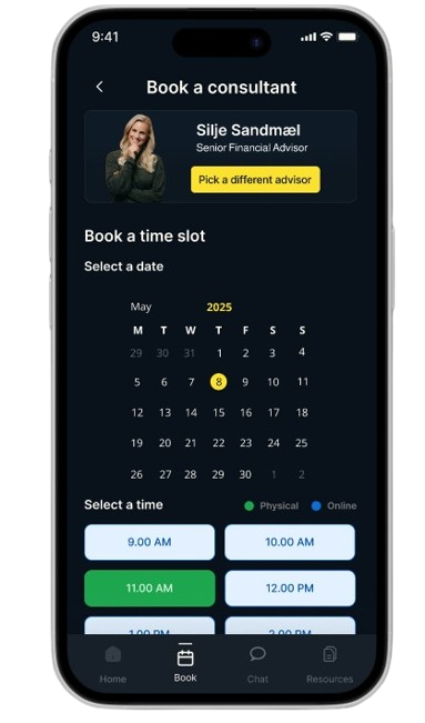 Pengefix Booking Screen